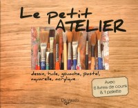 Le petit atelier : Coffret avec 6 livres de cours & 1 palette