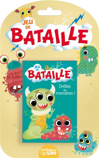 Jeu de bataille: Drôles de monstres ! - Dès 4 ans