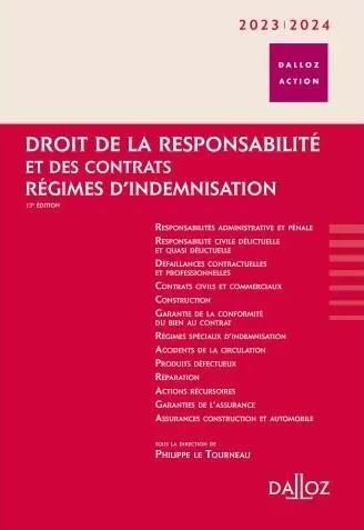 Droit de la responsabilité et des contrats 2023/2024 - Régimes d'indemnisation