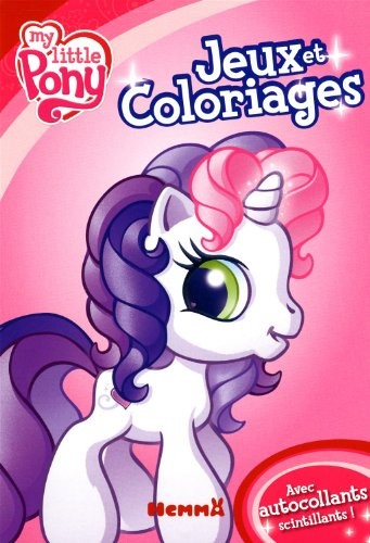 Bloc jeux et coloriages my little pony!