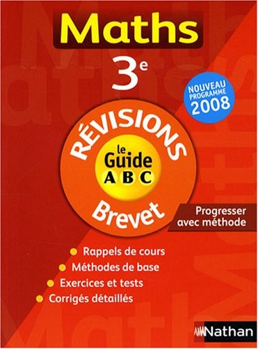 GUIDE ABC BREVET MATHS REVISIO