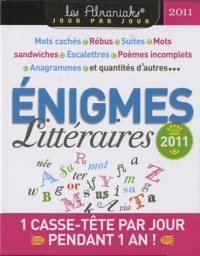 Enigmes littéraires 2011