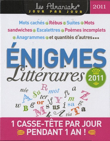 Enigmes littéraires 2011