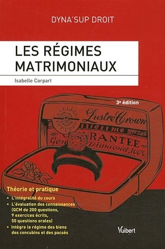 Les régimes matrimoniaux