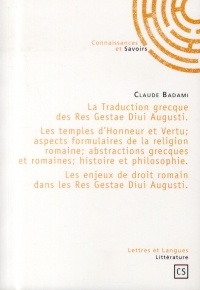 La traduction grecque des Res Gestae Diui Augusti