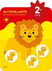 Autocollants petites étoiles: Les animaux et leurs petits - Dès 2 ans