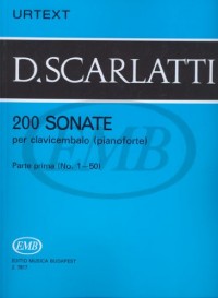200 Sonate per clavicembalo (pianoforte) 1 Parte prima (No. 1-50)