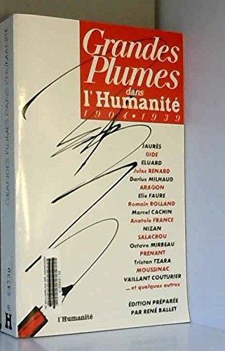 Grandes plumes dans L'Humanité, 1904-1939