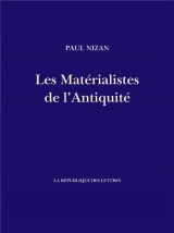 Les Matérialistes de l'Antiquité