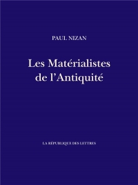 Les Matérialistes de l'Antiquité