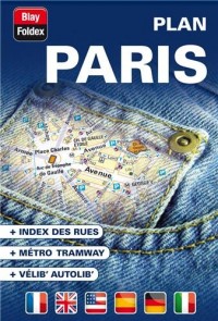 Paris : Plan de poche avec localisation des stations Vélib'