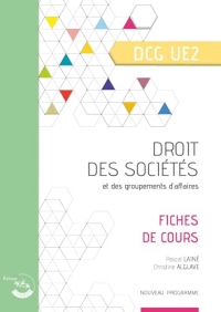 Fiches en droit des sociétés: UE 2 du DCG