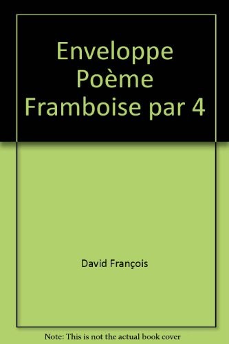Enveloppe Poème Framboise par 4