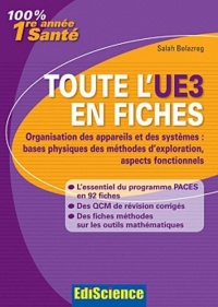 Toute l'UE3 en fiches PACES: Physique, Biophysique