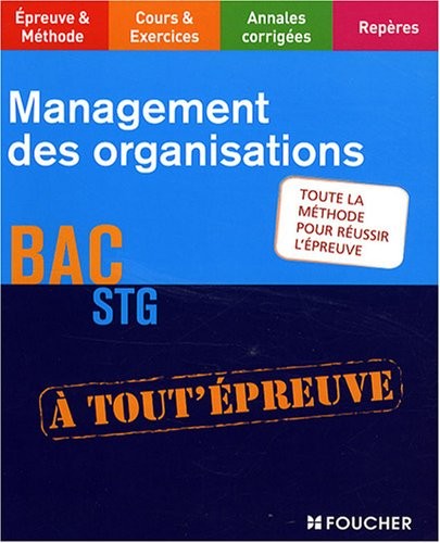 Management des organisations Bac STG
