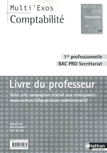 COMPTABILITE 1E BPRO SEC (ME)