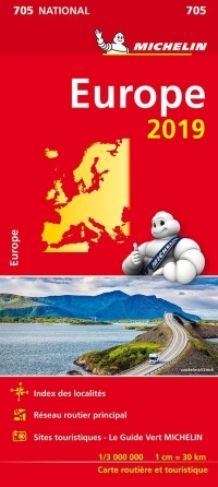 Carte Europe Michelin 2019