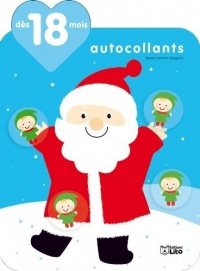 Je Grandis avec les Autocollants : le Père Noël et Lutins - Dès 18 mois