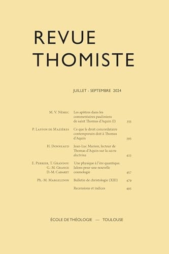 Revue thomiste - N°3/2024