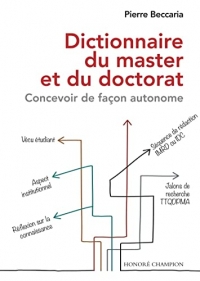 Dictionnaire du master et du doctorat