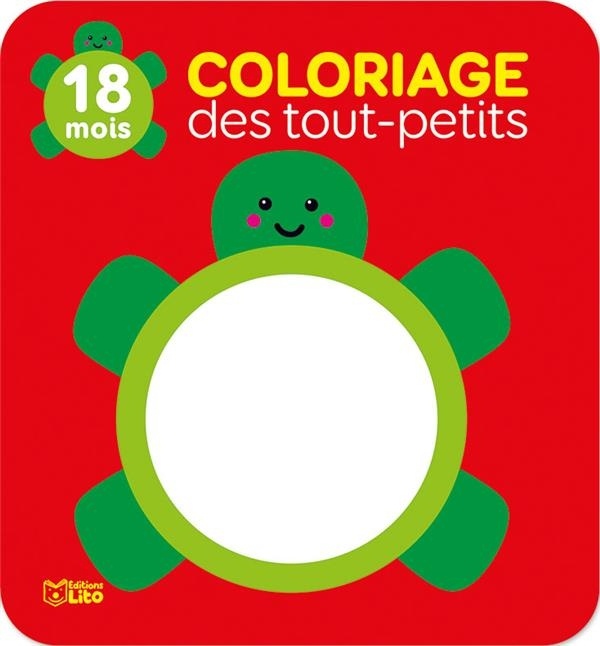 Coloriage des tout-petits : La tortue - Dès 18 mois