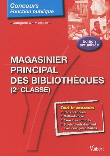 Concours Magasinier principal des bibliothèques - Tout-en-un - Catégorie C