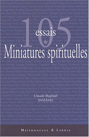 105 essais de miniatures spirituelles