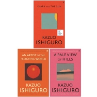 Kazuo Ishiguro Collection 3 Books Set (Klara and the Sun [Hardcover], An Artist of the Floating World & A Pale View of Hills)