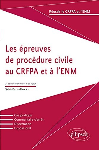 Les Épreuves de Procédure Civile au CRFPA et à l'ENM