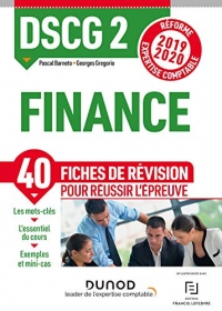 DSCG 2 Finance - Fiches de révision : Réforme Expertise comptable 2019-2020 (DSCG 2 - Finance - DSCG 2)