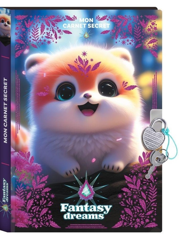 Mon carnet secret - Chiot câlin - Fantasy Dreams