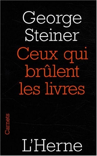 Ceux qui brûlent les livres