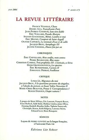 Revue littéraire, numéro 3