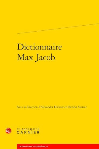 Dictionnaire Max Jacob