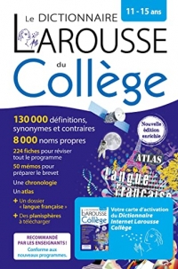 Dictionnaire Larousse du collège bimédia