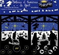 Calendrier de l'Avent ombres et lumière de Noël