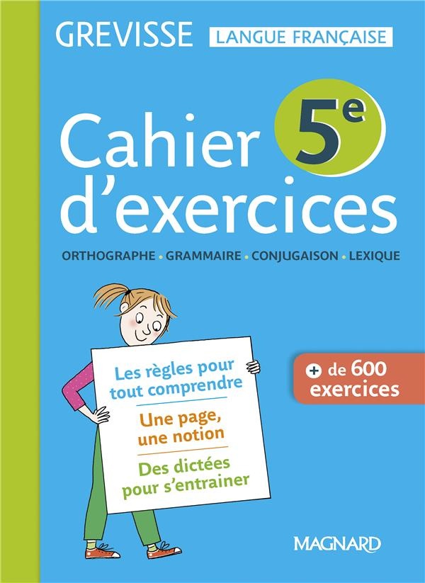 Français 5e Grevisse : Cahier de l'élève