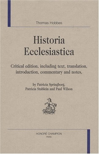 Historia ecclesiastica : Critical edition, including text, translation, introduction, commentary and notes