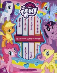 My Little Pony : Coffret en 12 volumes : Princesse Celestia ; Rarity ; Fluttershy ; Pinkie Pie ; Rainbow Dash ; Applejack ; Les chercheuses de talent ... Les compagnons des poneys ; Bébé Flurry Heart