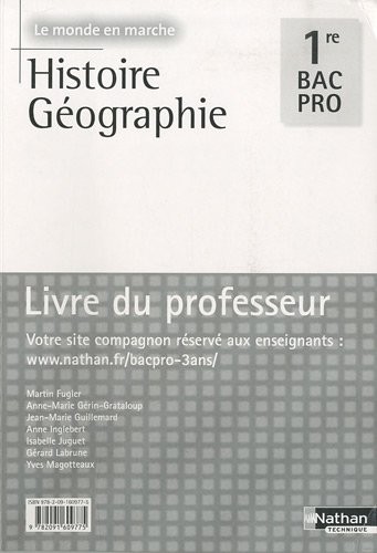 HIST-GEOG 1ERE BAC PRO -MM-MAI