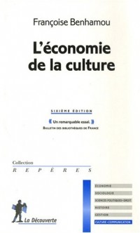 ECONOMIE DE LA CULTURE 6ED