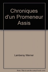 Chroniques d'un promeneur assis