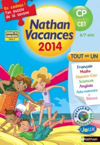 Nathan vacances primaire - Du CP vers le CE1