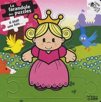 La farandole des puzzles : Il était une fois. Dès 2 ans (princesse,dragon,chevalier,roi) (périmé)