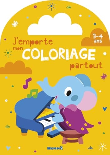 J'emporte mon coloriage partout - Album à colorier avec poignée – Dès 3 ans