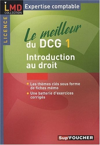 Le meilleur du DCG 1 : Introduction au droit