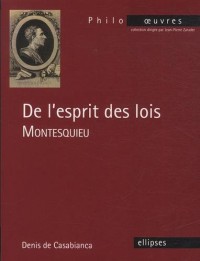 Montesquieu de l'Esprit des Lois