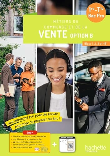 Métiers du commerce et de la vente option B 1re/Term Bac Pro (détachable) - Éd. 2025