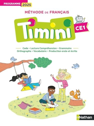 Timini CE1 - Manuel: Programme 2025