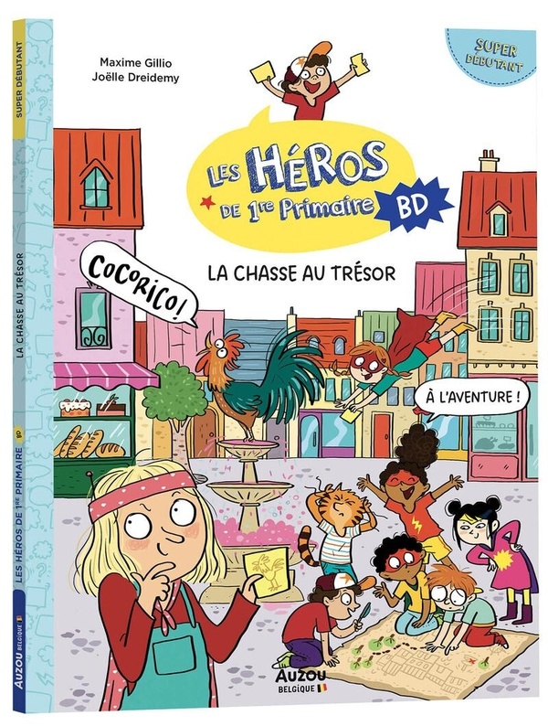 LES HÉROS DE 1RE PRIMAIRE EN BD - SUPER DÉBUTANT - LA CHASSE AU TRÉSOR